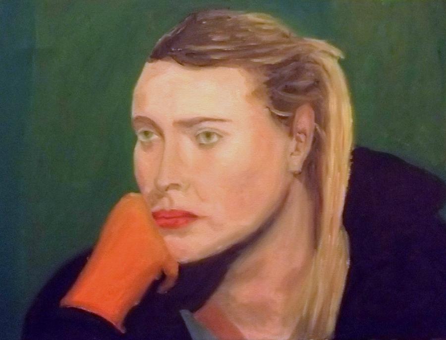 Sad Maria Painting by Peter Gartner