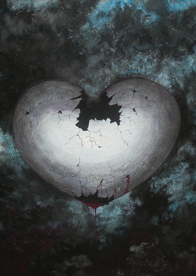 Premium Photo | A fragmented heart shattered into pieces depicting sorrow  of lost love and emotional distress