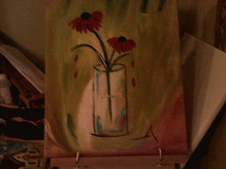 Flower Painting - Saddened by Mylinda Parker