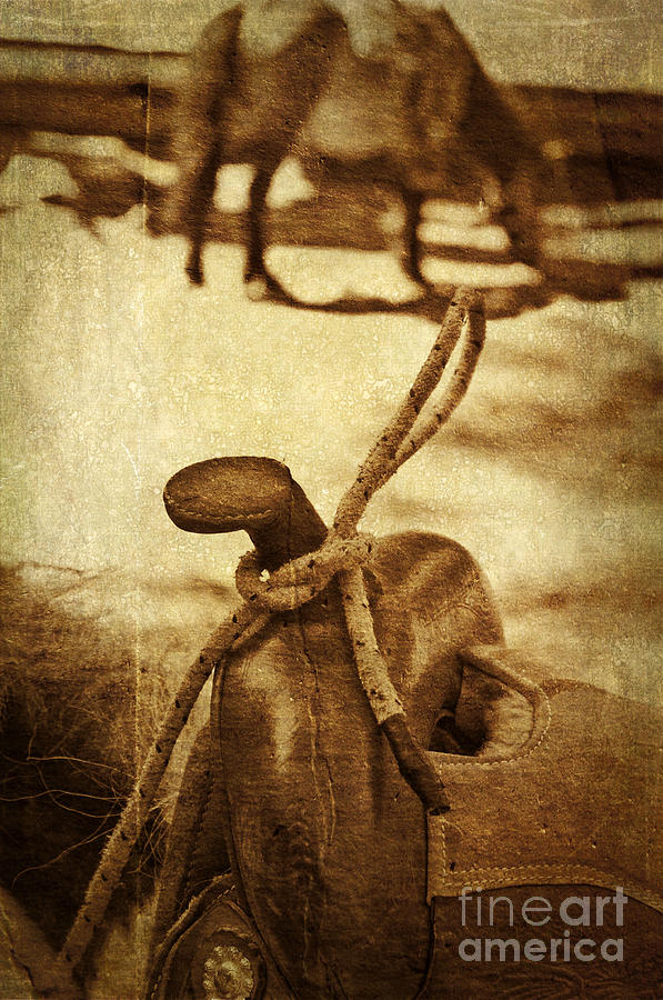 Horse Photograph - Saddle by Silvia Ganora