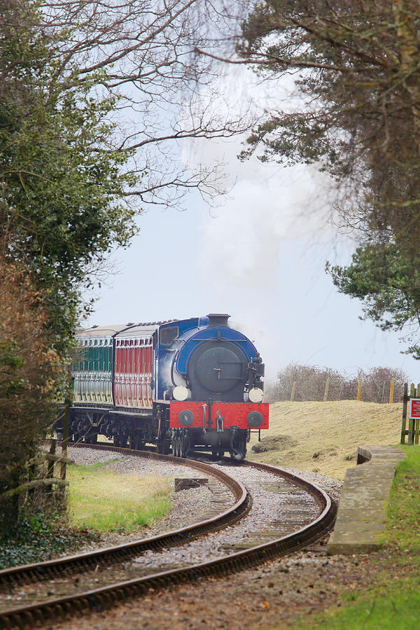 Saddle-tank steam locomotive Photograph by Tony Mills