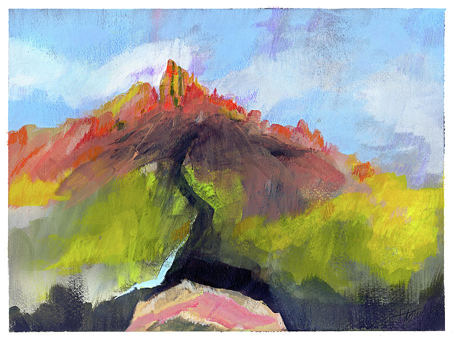 Saddlerock 1 Painting by Tonya Doughty