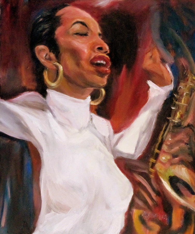 Sade Smooth Jazz Painting by Patrick Mills