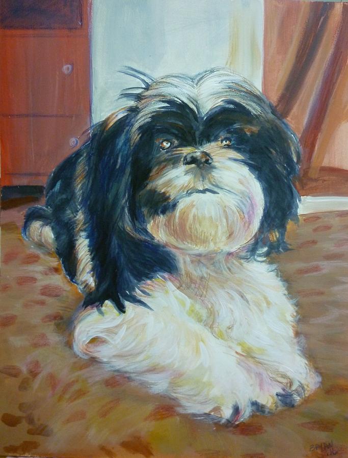 Dog Painting - Sadie by Bryan Bustard