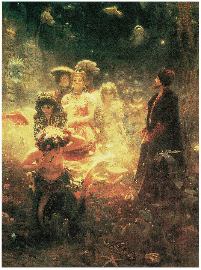 Ilya Repin Painting - Sadko by Ilya Repin