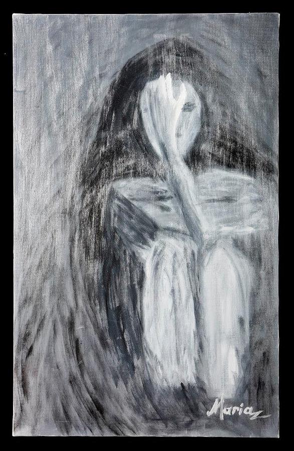 Sadness Painting by Marinela Croitoru Pixels