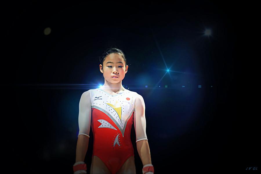Sae Miyakawa ,Japan,gymnast,  Photograph by Jean Francois Gil
