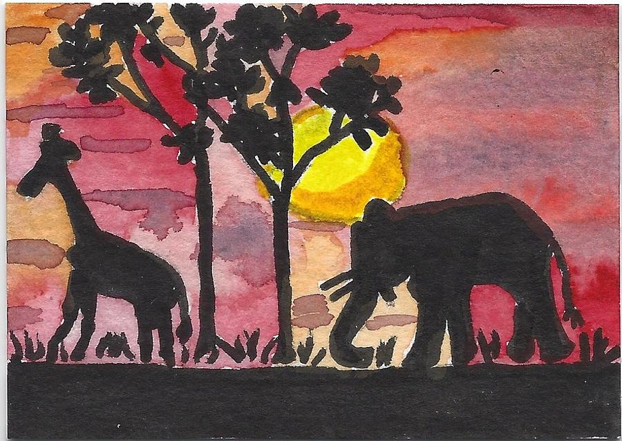 Safari Painting by Ali Baucom