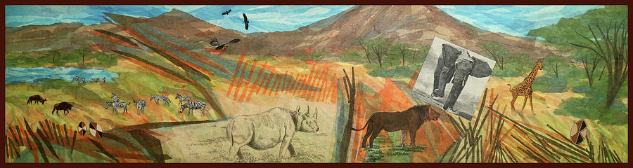 Safari Scrapbook  Painting by Scott Kingery