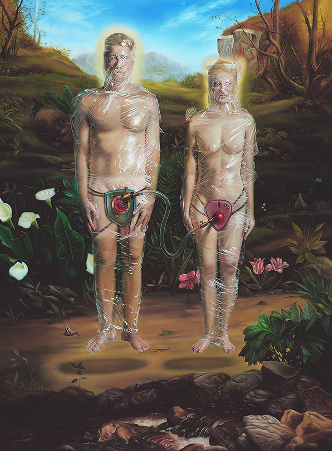 Safe Sex Painting by David Bowers Pixels 