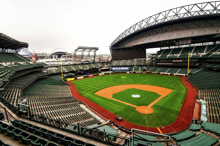 Seattle Mariners Photograph - Safeco Field - Home of the Mariners by Mountain Dreams