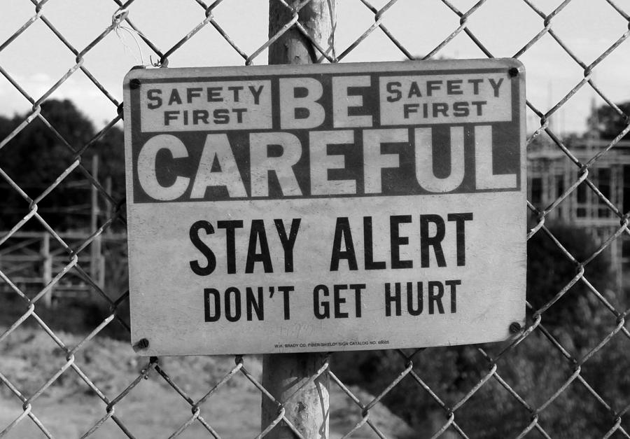 Safety First Bw Photograph