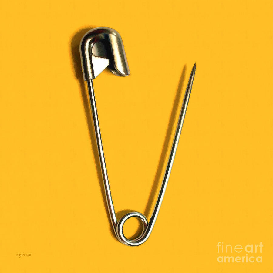 Safety Pin Pop Art 20161112-0 Photograph by Wingsdomain Art and Photography