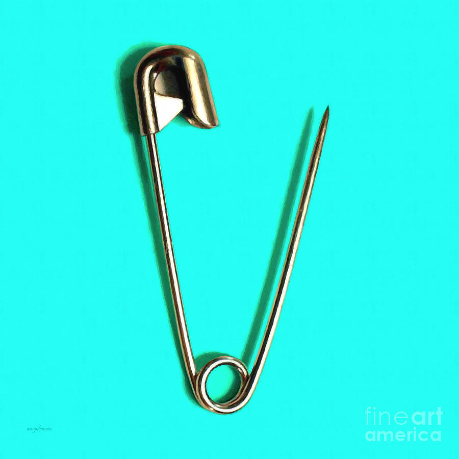 Safety Pin Pop Art 20161112-p135 Photograph by Wingsdomain Art and Photography