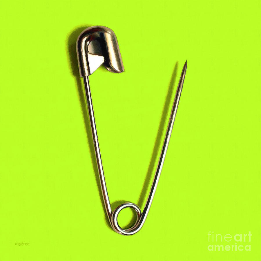 Safety Pin Pop Art 20161112-p36 Photograph by Wingsdomain Art and Photography