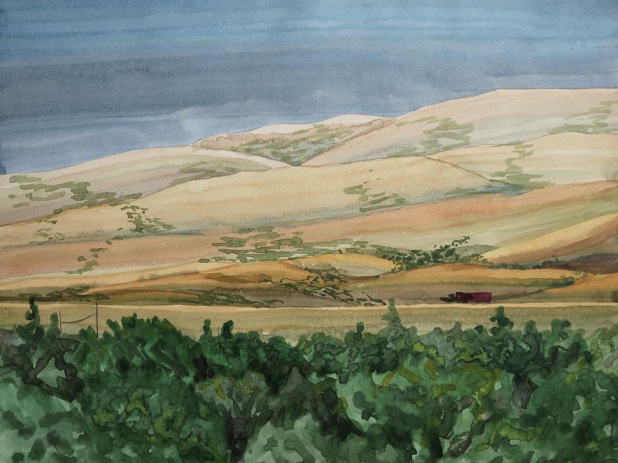 Plein Air Painting - Sage Brush Field by Bethany Lee Plein Air Painting - Sage Brush Field by Bethany Lee