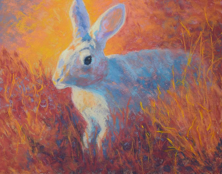 Sage Hare Painting by Nancy Jolley