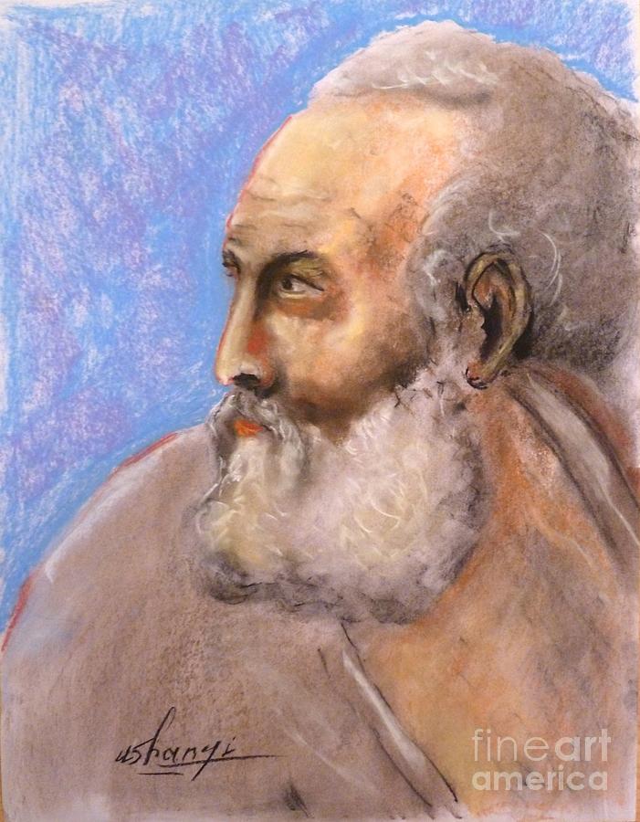 Wisdom Pastel - Sage by Ushangi Kumelashvili Wisdom Pastel - Sage by Ushangi Kumelashvili