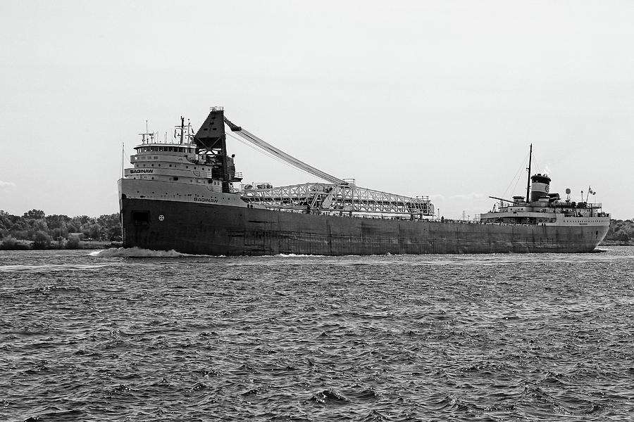 Saginaw Black and White Photograph by Mary Bedy
