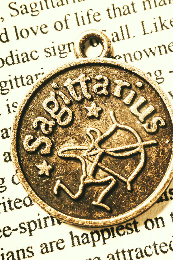 Sagittarius astrology design Photograph by Jorgo Photography