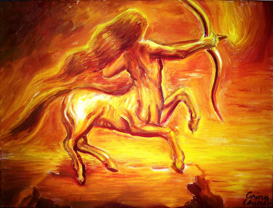 sagittarius painting