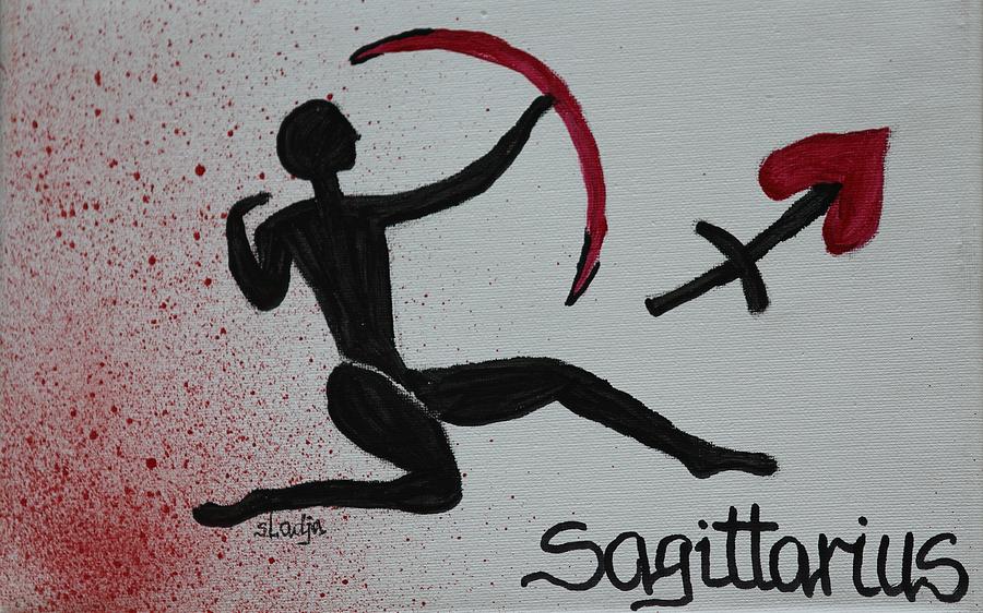 Sagittarius Painting by Sladjana Lazarevic