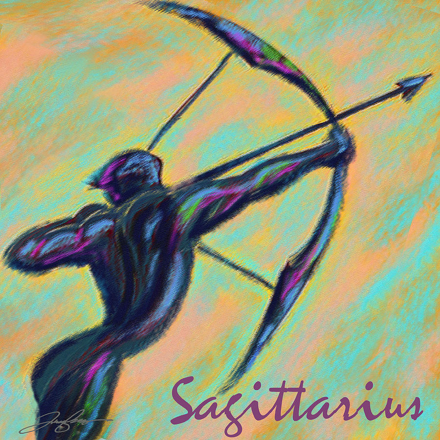 Sagittarius Painting by Tony Franza