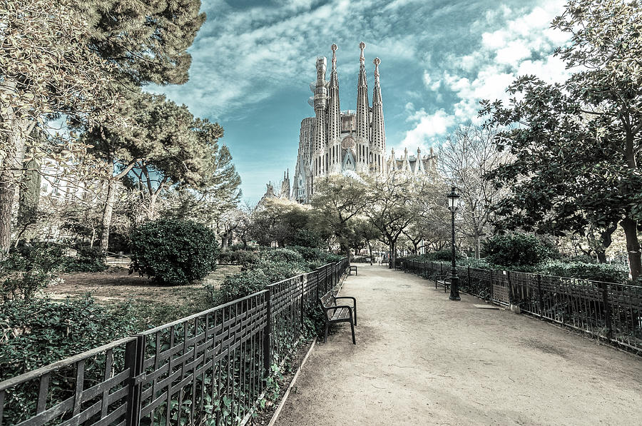 Sagrada Familia-1 Photograph by Sergey Simanovsky