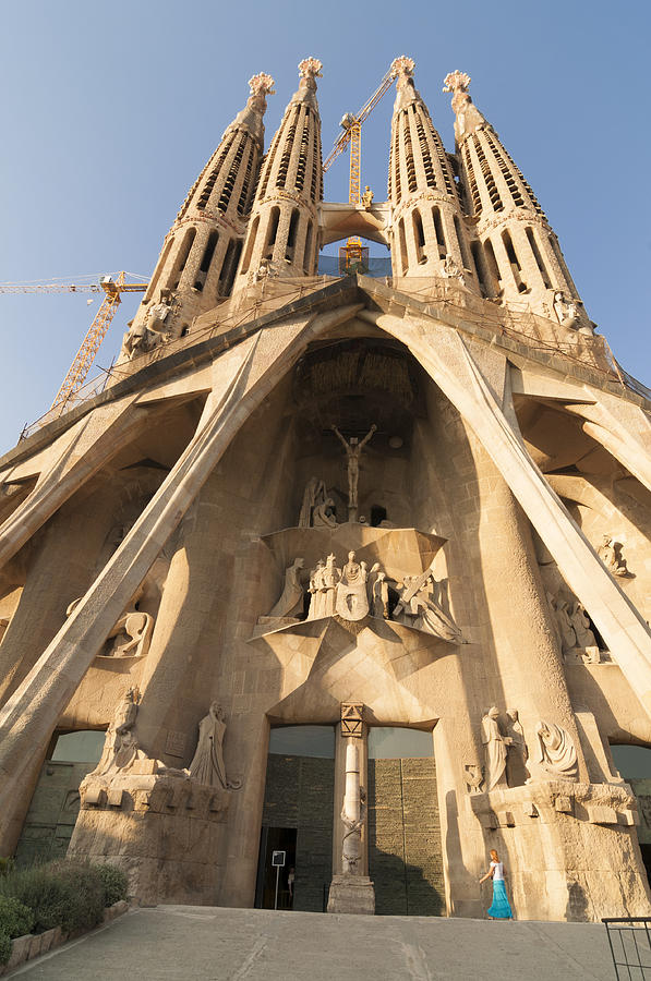 Sagrada Familia church in Barcelona Antoni Gaudi Photograph by Matthias Hauser