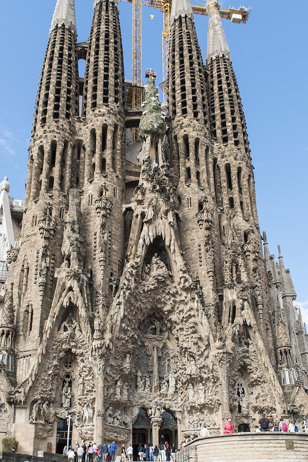 Sagrada Familia - Gaudi Designed - Barcelona Spain Photograph by Jon ...