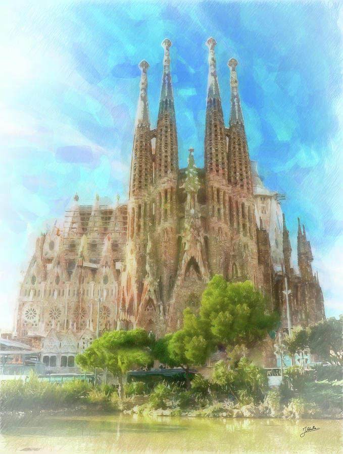 Sagrada Familia Painting