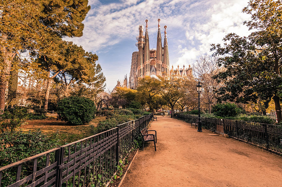 Sagrada Familia Photograph by Sergey Simanovsky