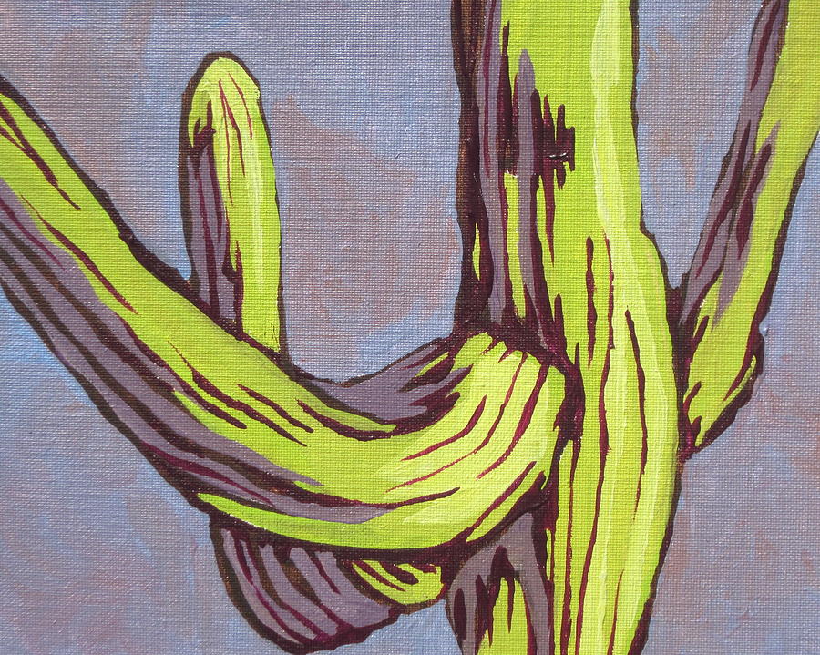 Saguaro 14 Painting by Sandy Tracey