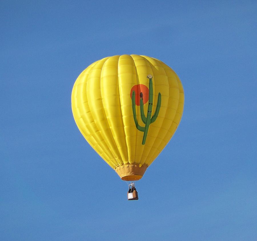 Hot Air Balloon Festival Photograph - Saguaro Balloon by Adrienne Wilson