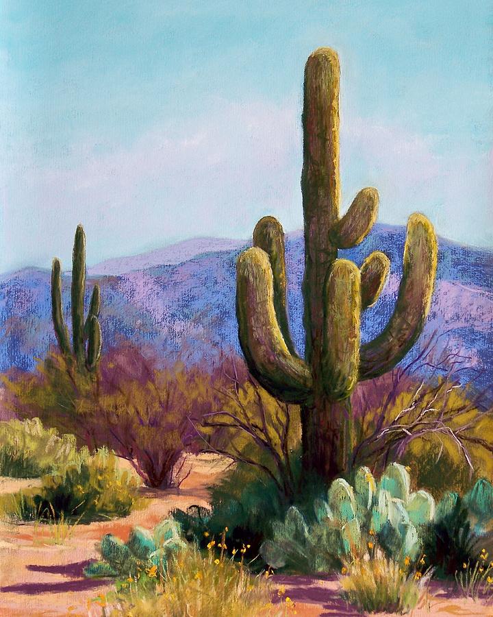 Saguaro Pastel by Candy Mayer