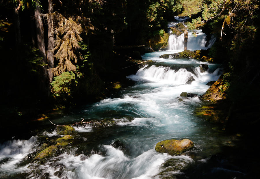 Sahalie Falls In Oregon Photograph by Athena Mckinzie