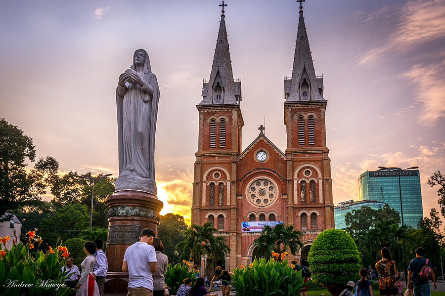 Saigon Notre-Dame Basilica 4 Photograph by Andrew Matwijec