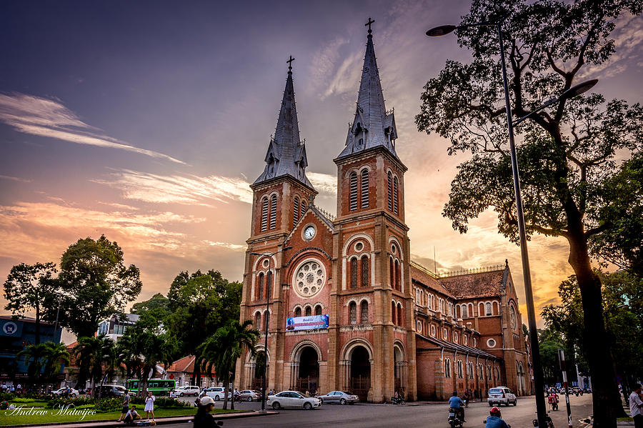 Saigon Notre-Dame Basilica 5  Photograph by Andrew Matwijec