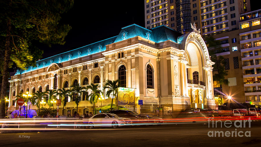 Saigons Opera House Municipal Theatre Ho Chi Minh City Photograph by Rene Triay FineArt Photos