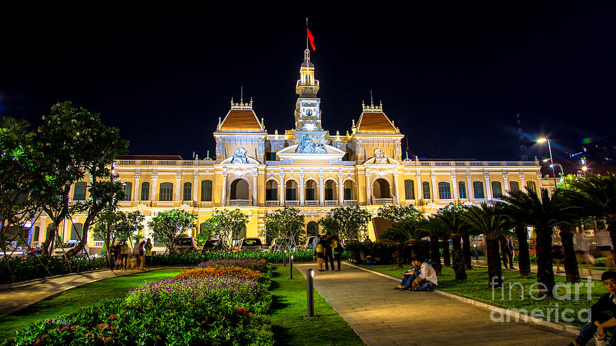 Saigons Peoples Committee Building Photograph by Rene Triay FineArt Photos