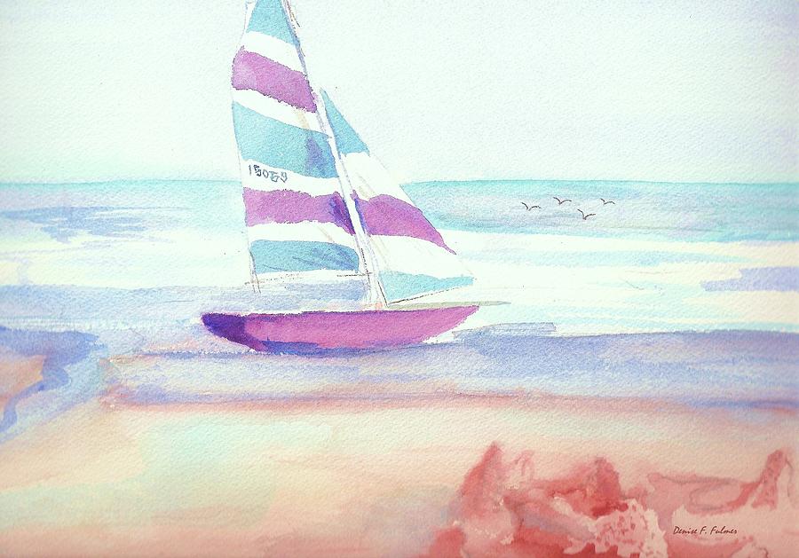 Sail Away Painting by Denise F Fulmer