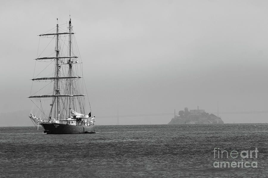San Francisco Photograph - Sail Old Time San Francisco  by Chuck Kuhn