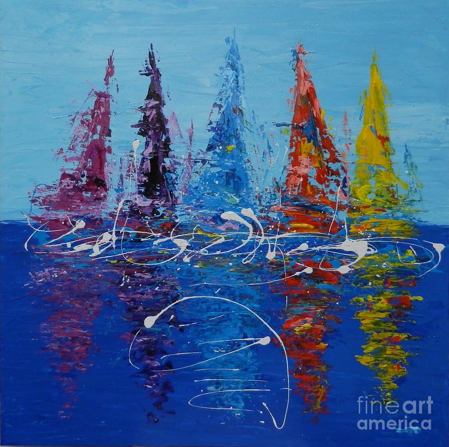 Sail On Painting by Dan Campbell