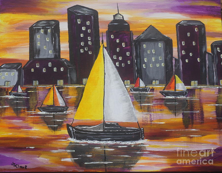 Sail On Painting by Jimmy Clark