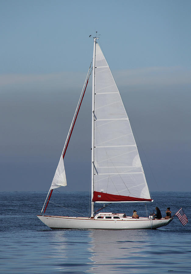 Sailboat 2 Photograph by Richard Krebs