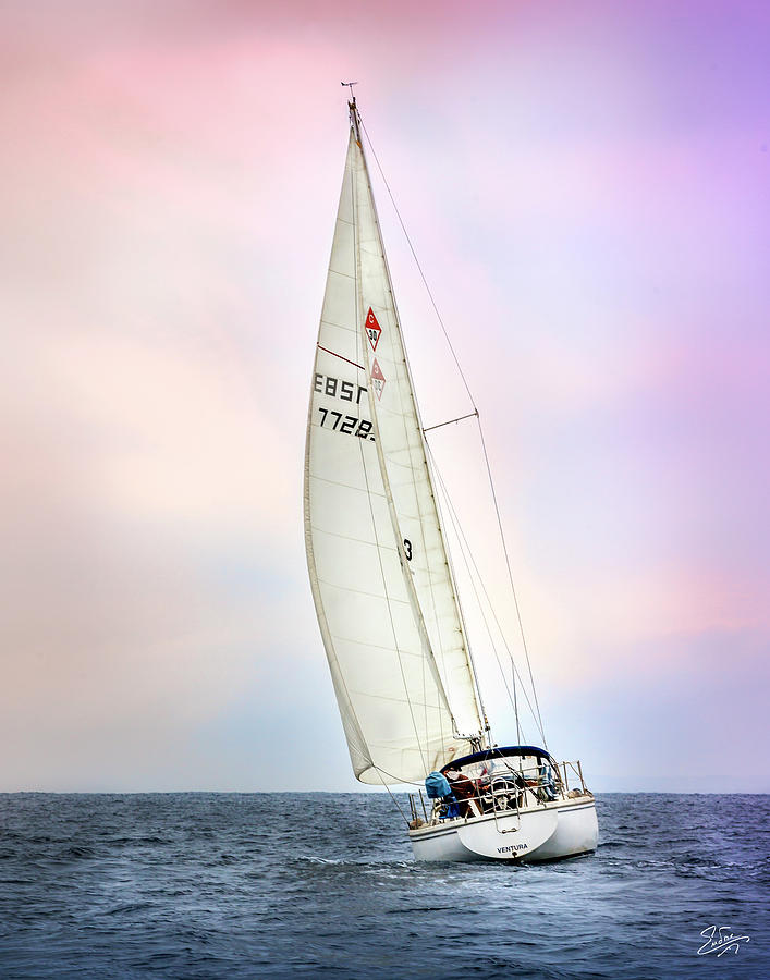 Sailboat 3 Photograph by Endre Balogh