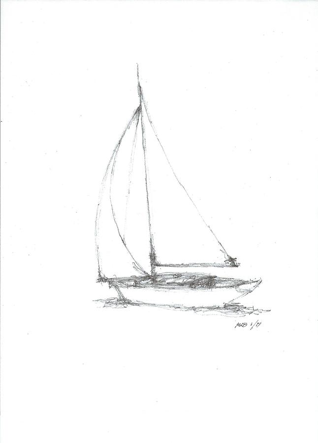 sailboat sketch images