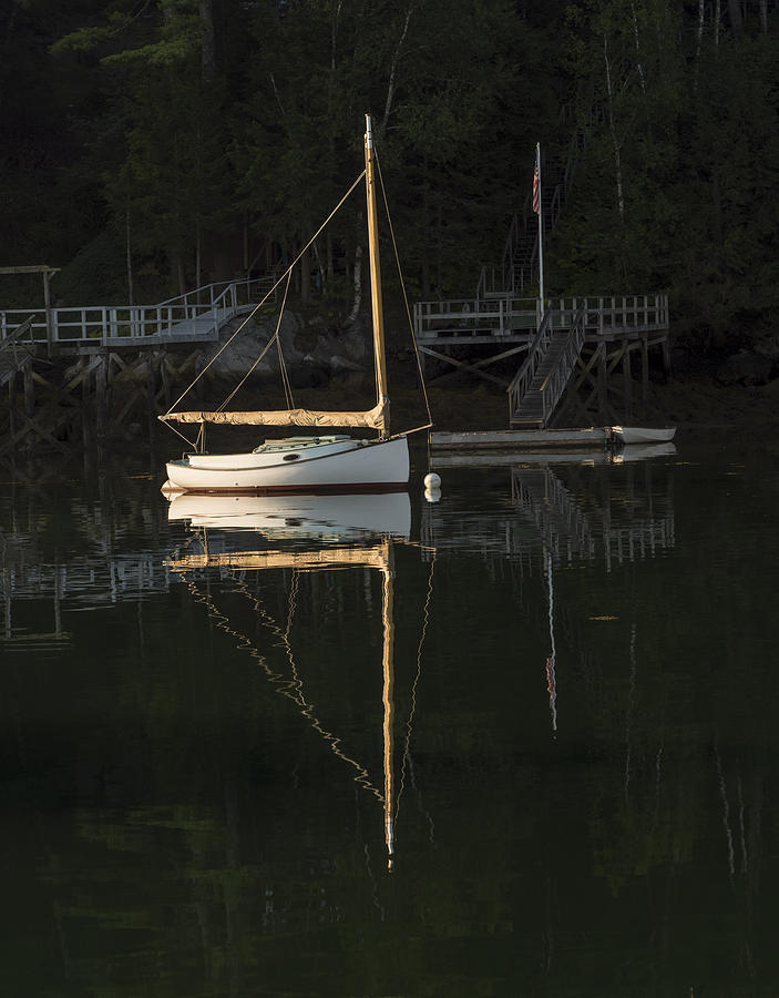 Sailboat At Rest Photograph by David Kay