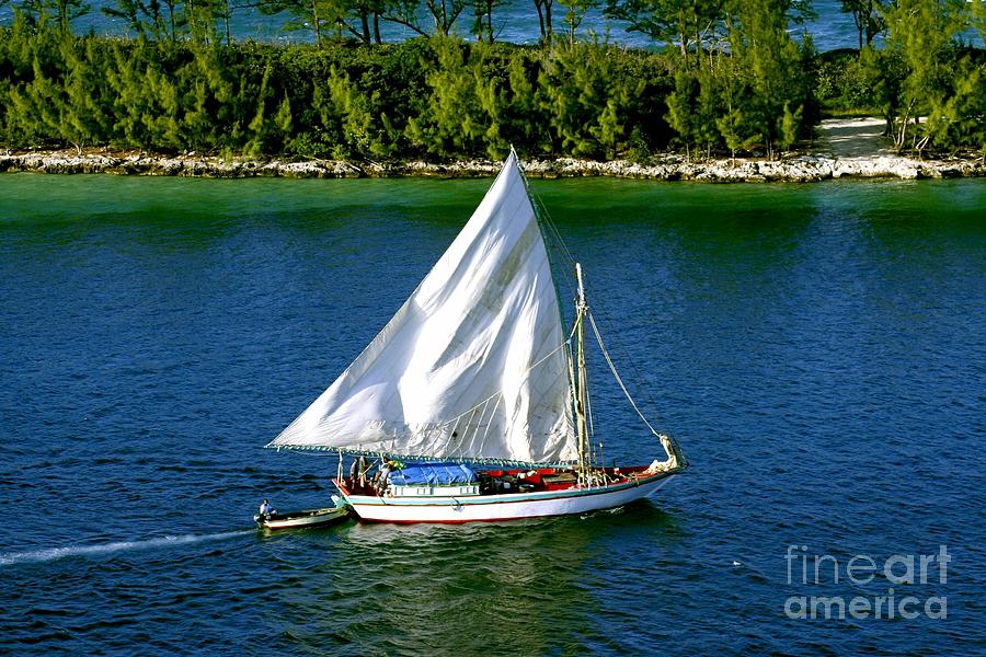 sailboat in the bahamas