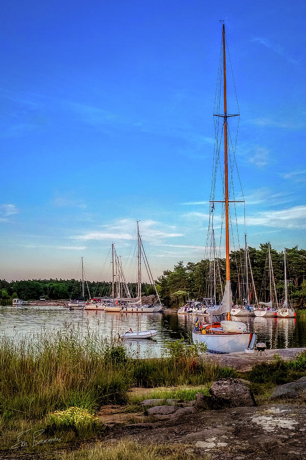 Sailboat Camping Photograph by Eric Backman | Pixels